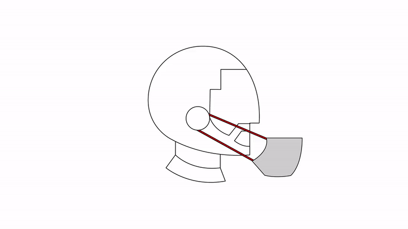 6. Lastik bantları veya saç bağlarını kulaklarınızın etrafına yerleştirin ve işte - bir yüz maskesi yaptınız, dikiş gerekmez